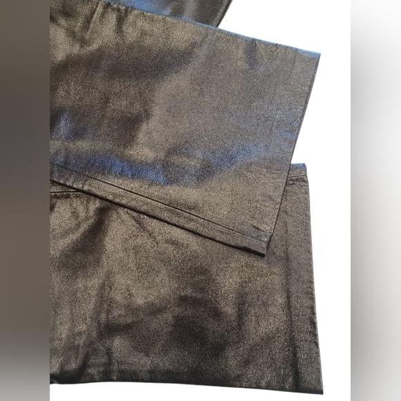 Danier EUC Black Leather Pants Size 6 - Picture 8 of 13